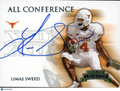 Limas Sweed 2008 Press Pass Platinum Auto Autograph RC Texas Longhorns 3/25