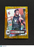 Cruz Del Toro 2025 Topps Chrome GOLD Refractor WWE Wrestling 48/50 #76