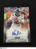 Nathan Rourke 2020 Leaf Draft Auto Autograph Rookie RC Ohio Bobcats BC Lions