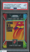 Living In A Ghost Town 2025 Prizm Rolling Stones Tie-Dye Prizm #39 6/49 PSA 9