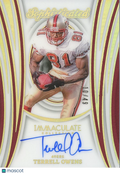 Terrell Owens 2024 Immaculate On Card Auto Autograph San Francisco 49ers 10/49
