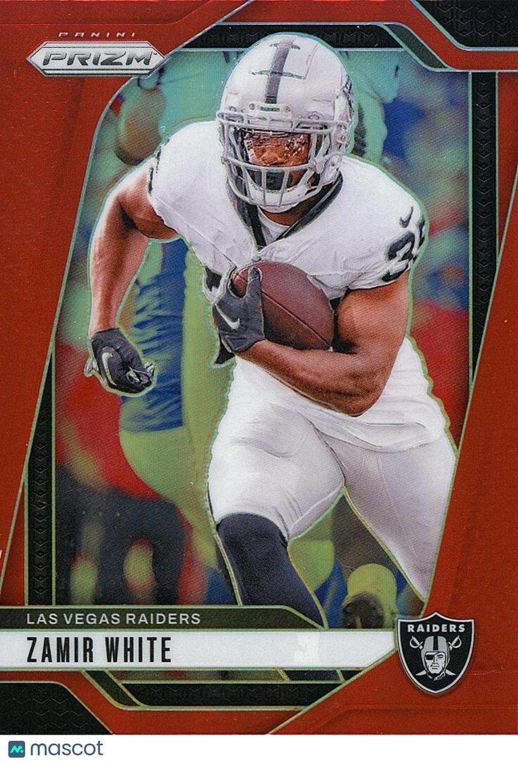 Zamir White 2024 Prizm Retail Red SSP Shortprint Las Vegas Raiders #149