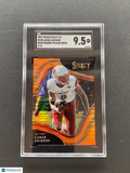 Lamar Jackson 2022 Select Field Level Orange Pulsar Louisville 5/26 SGC 9.5