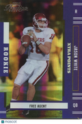 Jason White 2005 Prestige Purple Xtra Points Rookie RC Oklahoma Sooners 42/100
