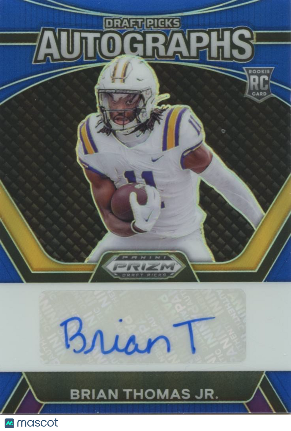 Brian Thomas Jr. 2024 Prizm Draft Auto Autograph RC LSU Tigers Jaguars 14/149