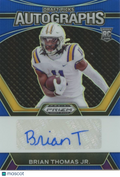 Brian Thomas Jr. 2024 Prizm Draft Auto Autograph RC LSU Tigers Jaguars 14/149