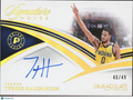 Tyrese Haliburton 2024-25 Immaculate Signature Moves Auto Autograph Pacers 40/49
