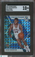 Oscar Robertson 2019-20 Mosaic Genesis SSP CASE HIT Cincinnati Royals SGC 10