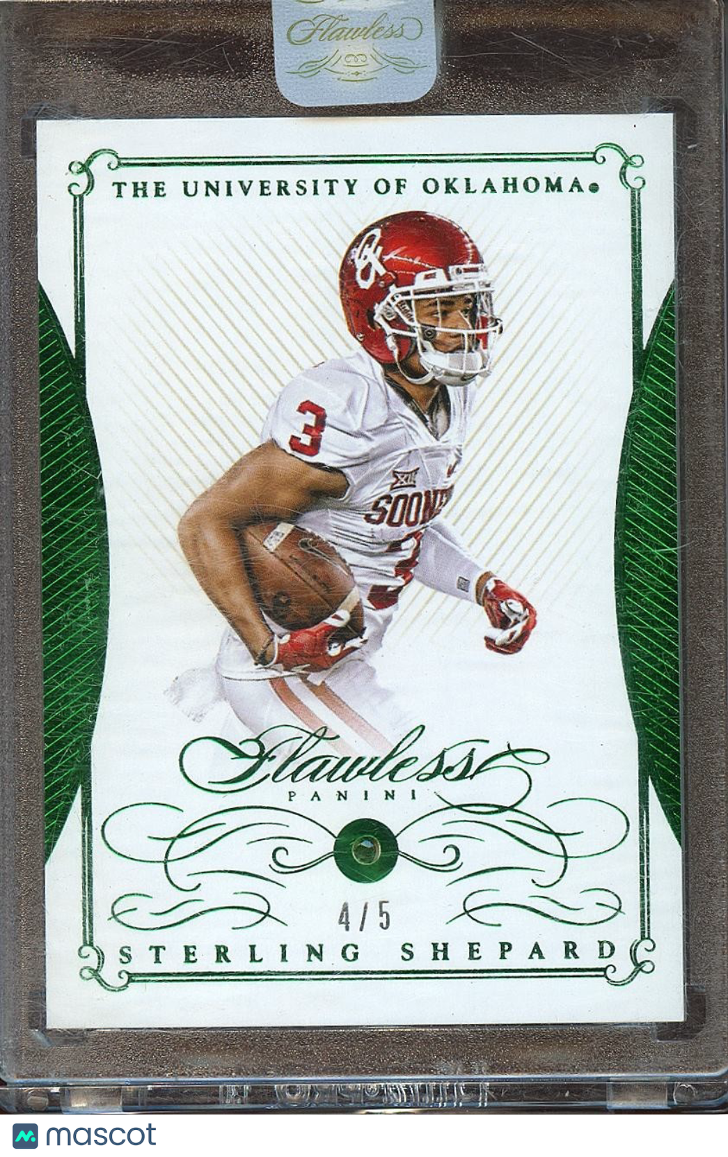 Sterling Shepard 2016 Flawless Emerald Gem RC Rookie SSP Oklahoma Sooners 4/5