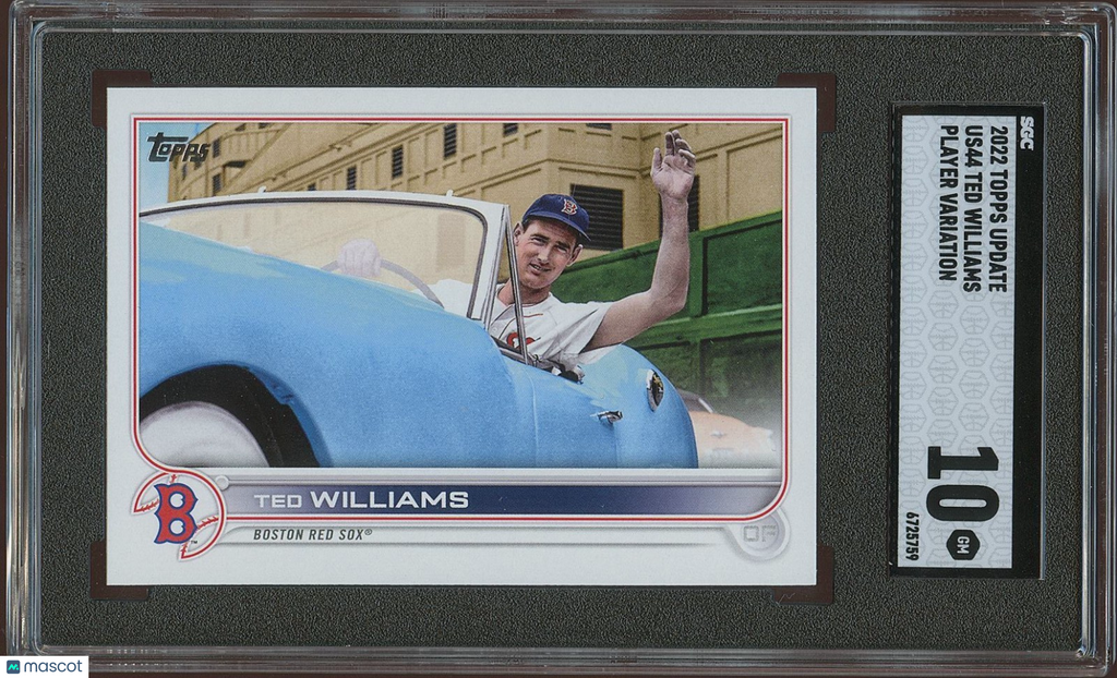 Ted Williams 2022 Topps Photo Variation SSP Boston Red Sox #US44 SGC 10