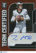 Tanner Mckee 2024 Totally Certified Auto Autograph Philadelphia Eagles 29/100