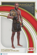 Aljamain Sterling 2022 Immaculate GOLD SSP UFC MMA 9/10 #44