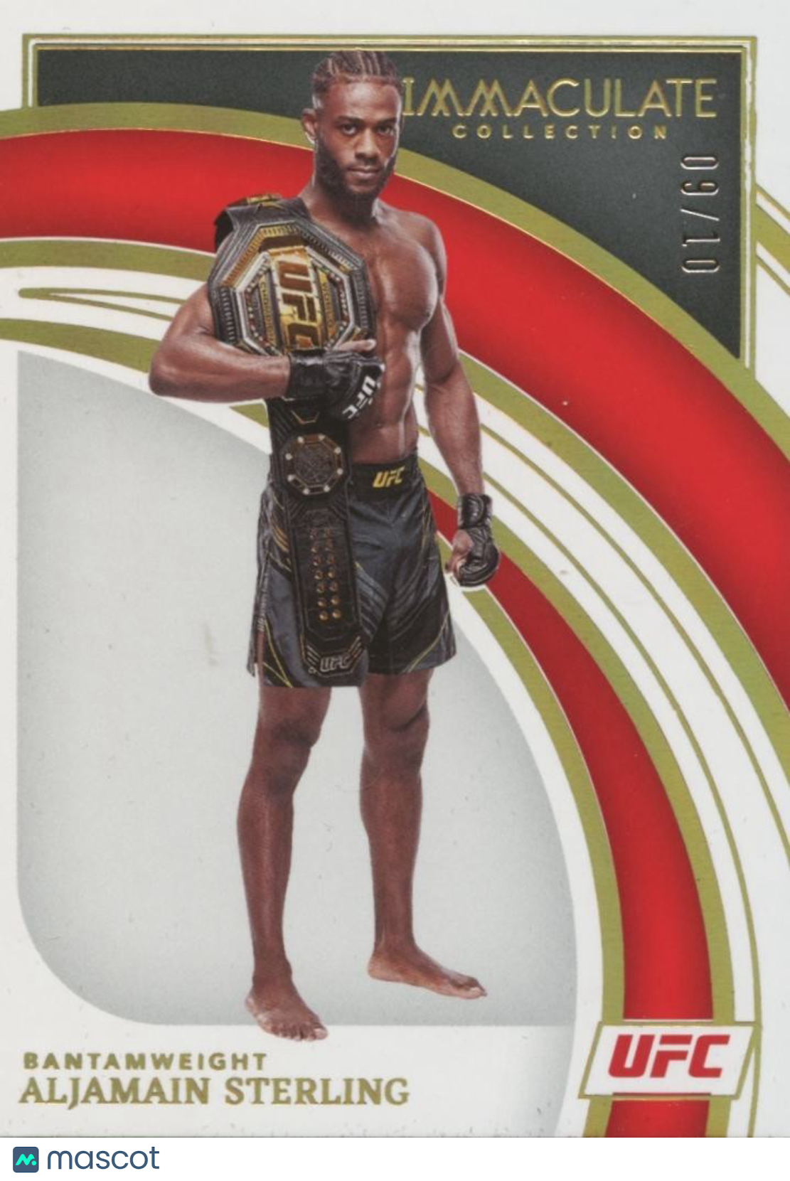 Aljamain Sterling 2022 Immaculate GOLD SSP UFC MMA 9/10 #44