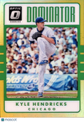 Kyle Hendricks 2017 Optic Dominators  GOLD Prizm Chicago Cubs 10/10