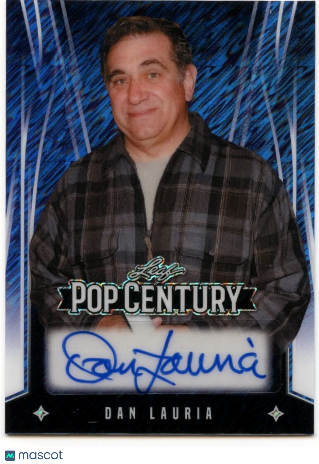 Dan Lauria 2025 Leaf Pop Century Auto Autograph BLUE 3/3