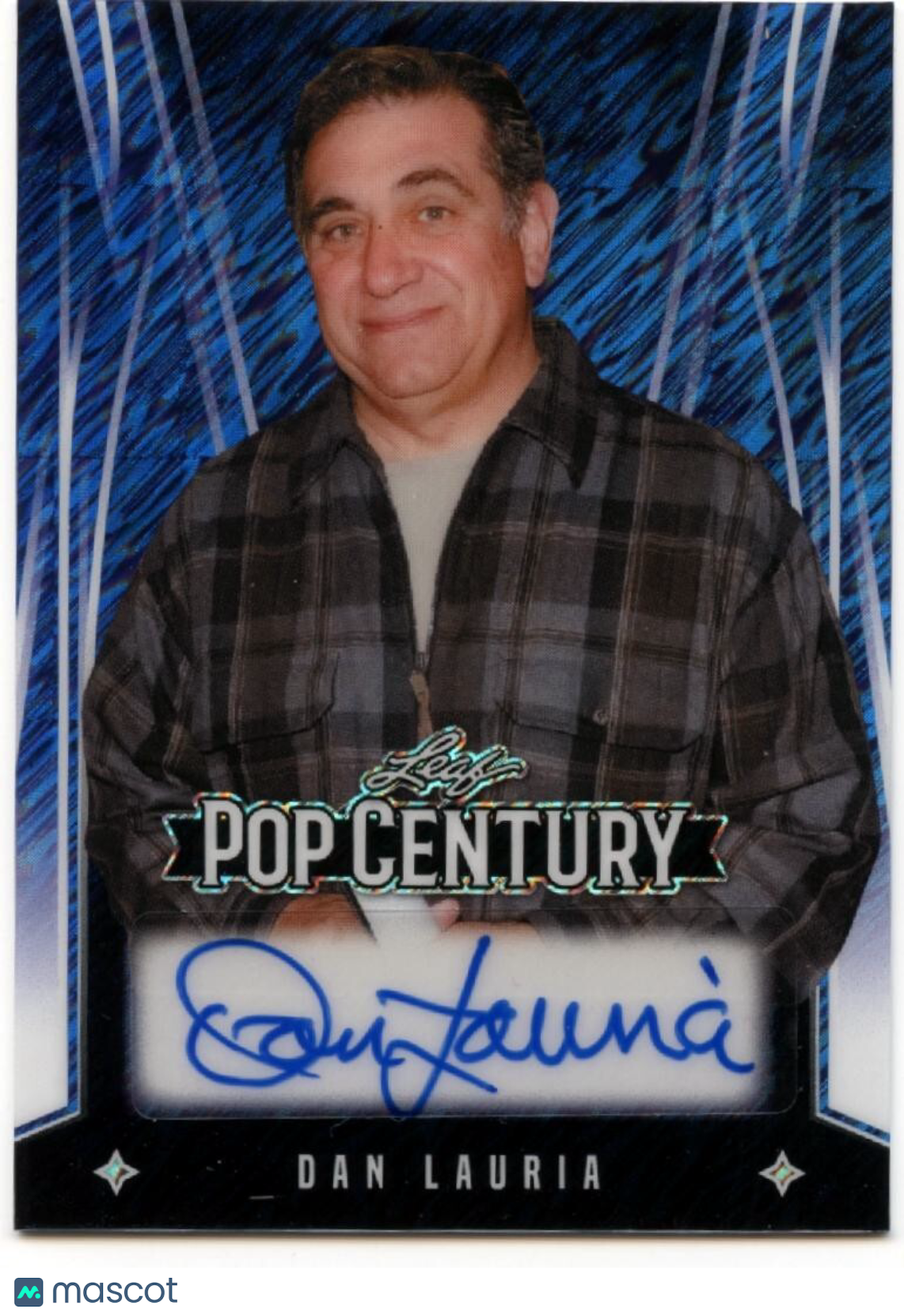 Dan Lauria 2025 Leaf Pop Century Auto Autograph BLUE 3/3
