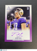 Jacob Eason 2020 Luminance Year One Purple Ink SSP RC Washington Huskies