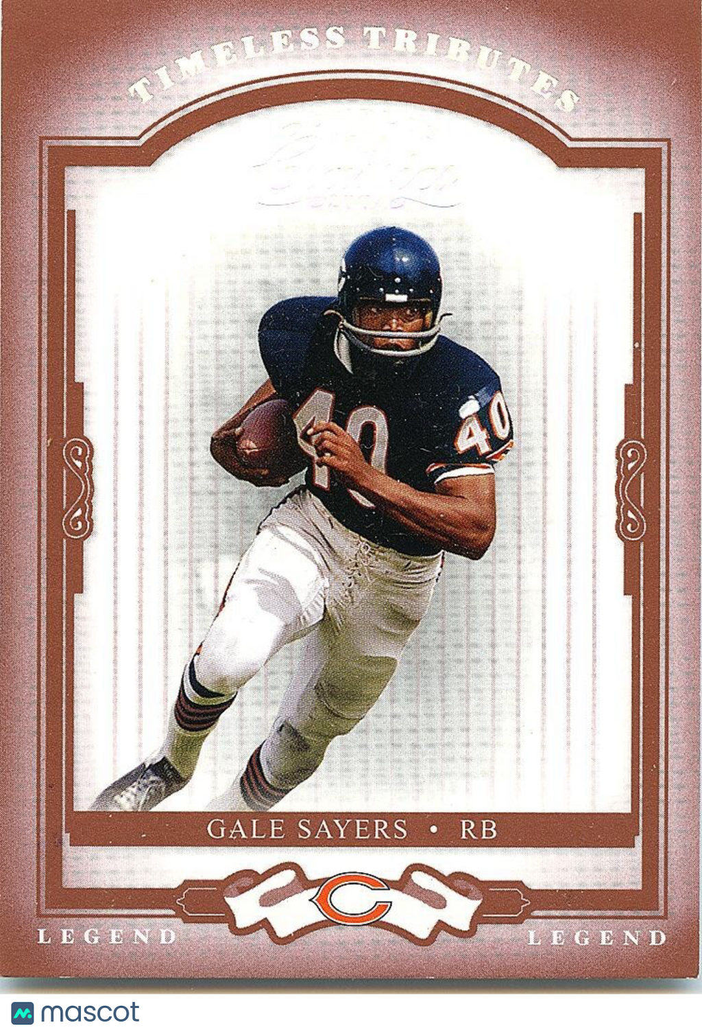 Gale Sayers 2004 Classics Red Timeless Tributes Chicago Bears 64/100 #115