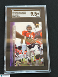 Peyton Manning 2015 Topps Field Access Purple Denver Broncos 15/25 SGC 9.5
