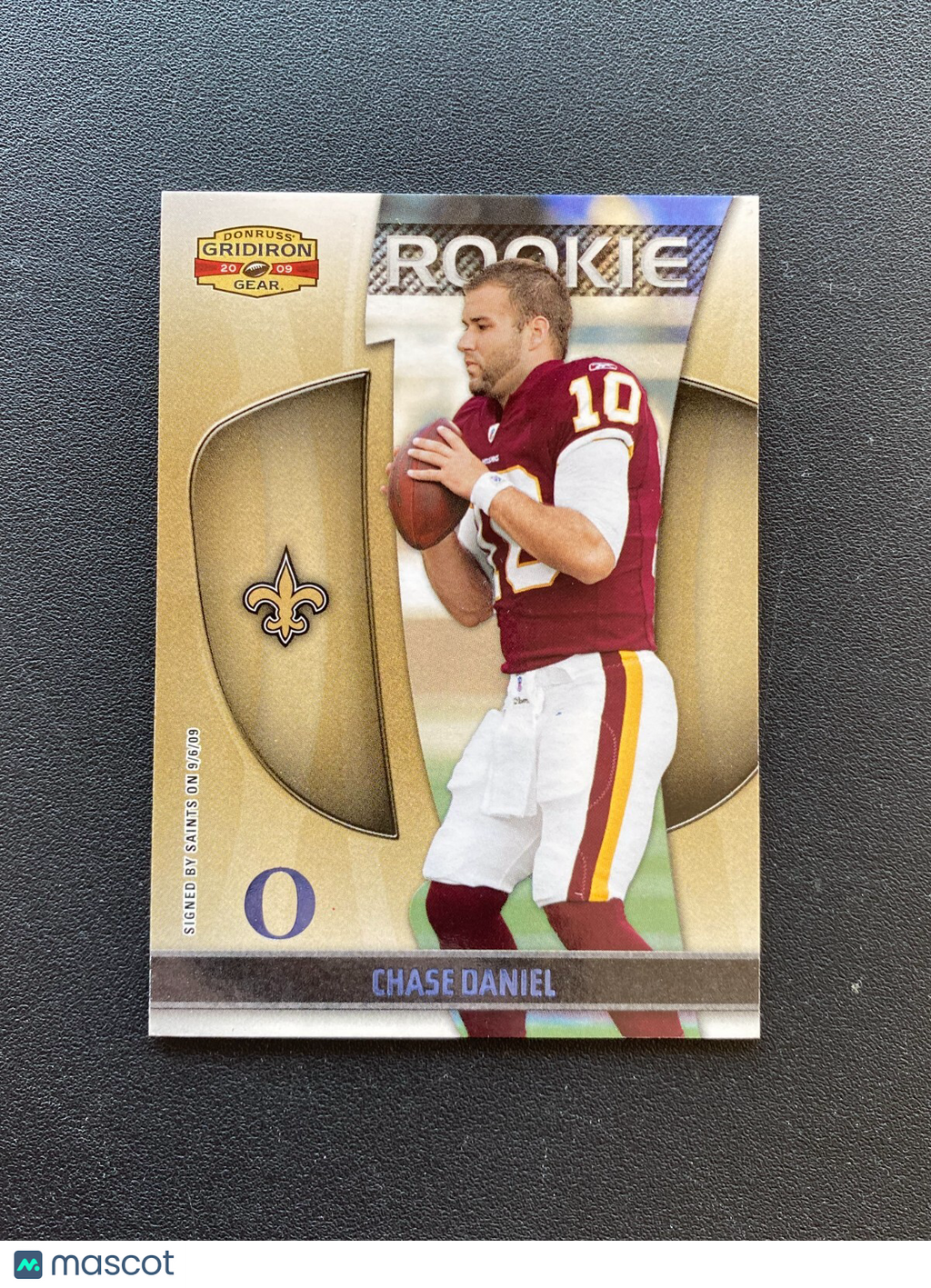 Chase Daniel 2009 Gridiron Gear Platinum JERSEY # Rookie Missouri Saints 10/25