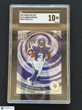 Jordan Addison 2023 Spectra Wave Prizm Rookie RC Minnesota Vikings 5/11 SGC 10