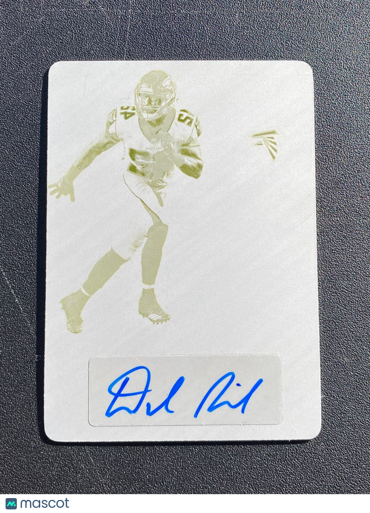 Duke Riley 2018 Contenders Auto Autograph RC LSU Tigers Atlanta Falcons 1/1