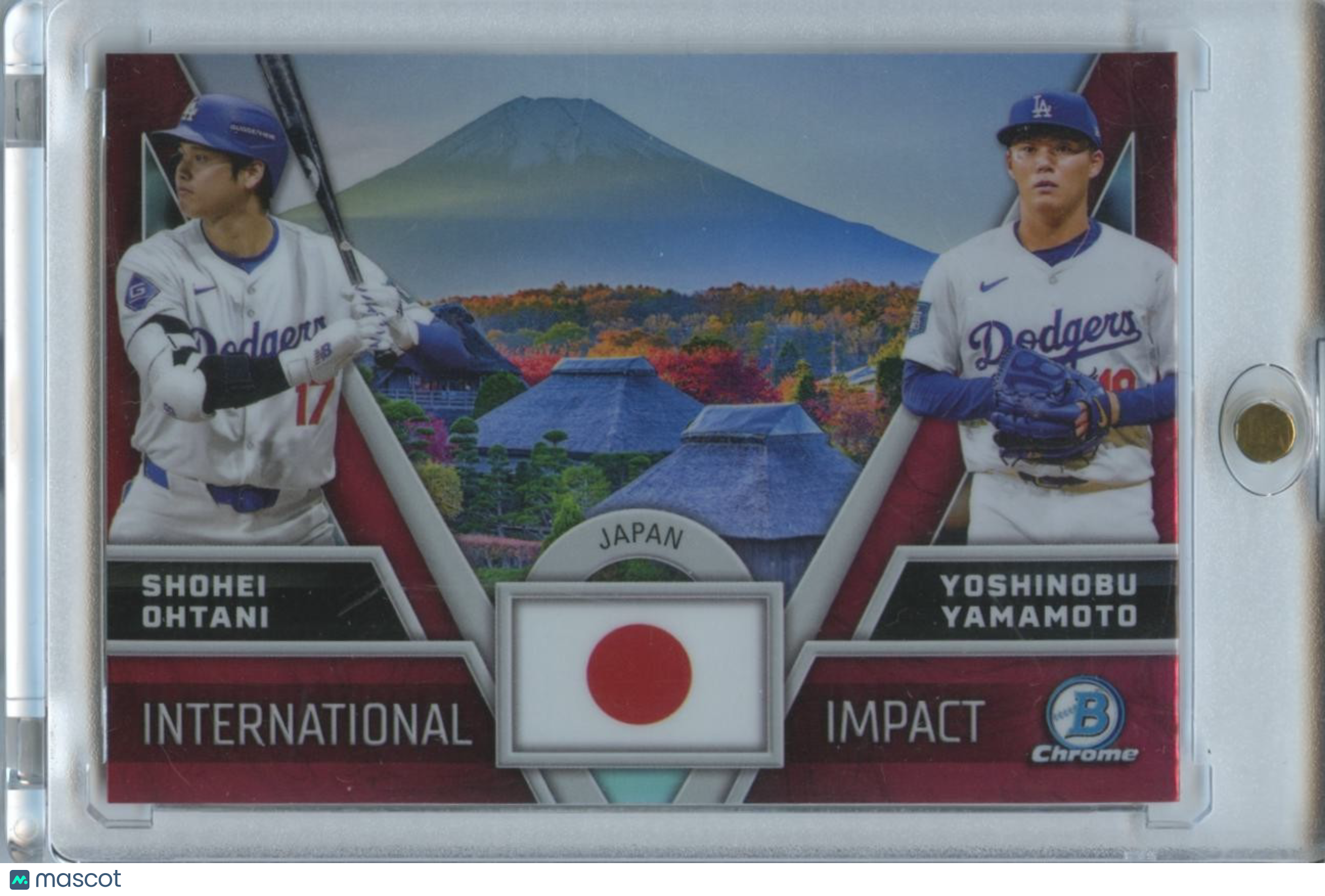 Shohei Ohtani / Yoshinobu Yamamoto 2024 Bowman Chrome International Impact