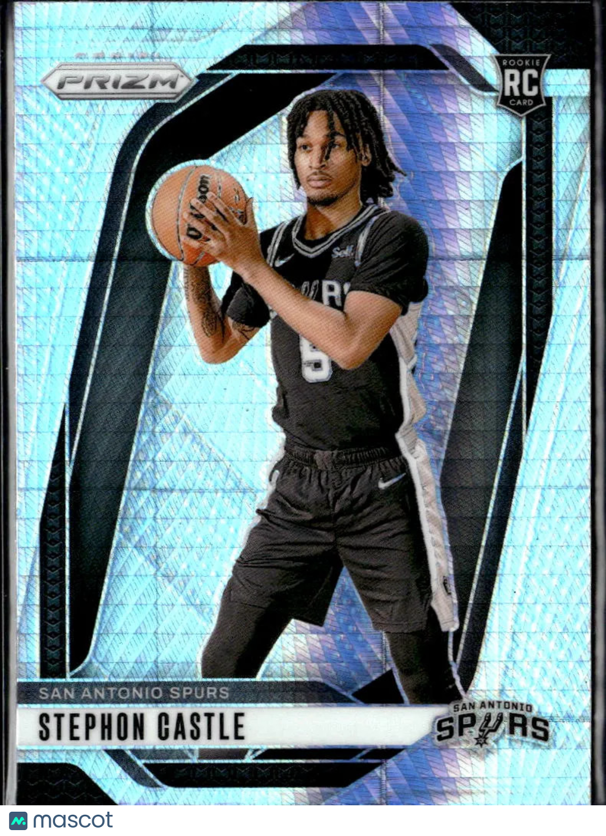 Stephon Castle 2024 Prizm Hyper Prizm Rookie RC San Antonio Spurs #234