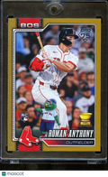 Roman Anthony 2026 Topps Series One RC GOLD Rookie RC 34/50 Boston Red Sox