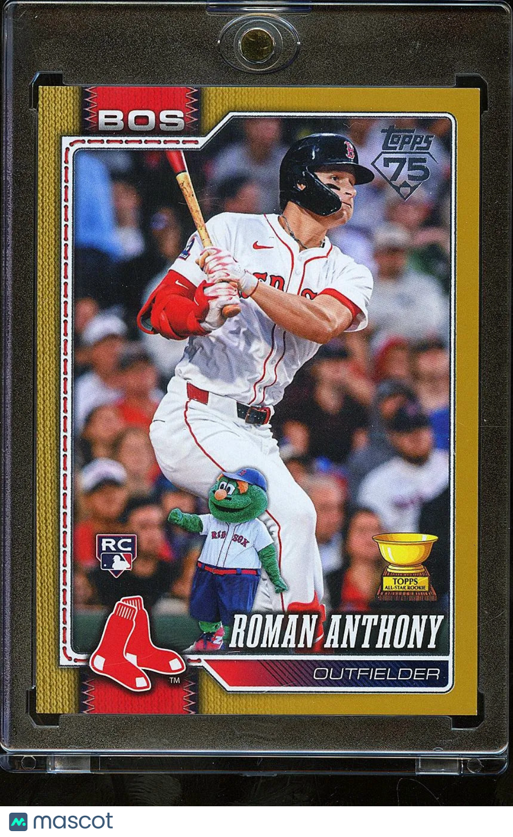 Roman Anthony 2026 Topps Series One RC GOLD Rookie RC 34/50 Boston Red Sox