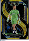 Jordan Pickford 2025 Select Mezzanine Gold Prizm SSP 1/10 Everton
