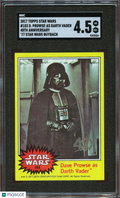 Darth Vader 2017 Topps 40th Anniversary '77 Buyback Star Wars #183 SGC 4.5