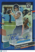 Tyson Bagent 2023 Optic Rated Rookie Blue Auto Autograph RC Chicago Bears 29/99