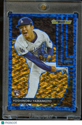 Yoshinobu Yamamoto 2024 Topps Black Gold RC Blue Los Angeles Dodgers