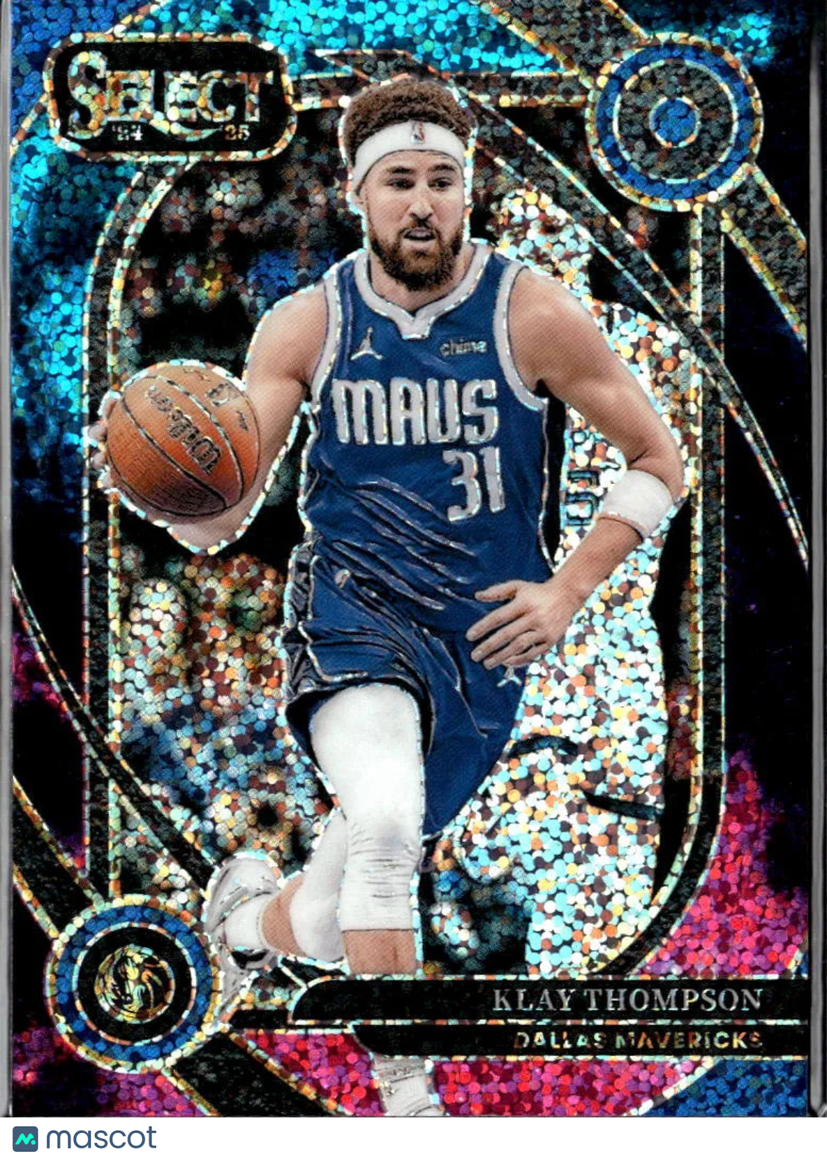 Klay Thompson 2025 Select Cosmic Prizm SSP SHORTPRINT Dallas Mavericks