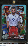 Ilia Topuria 2025 Topps Chrome UFC Titans SSP SHORTPRINT MMA