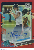 Tyson Bagent 2023 Optic Rated Rookie Red Auto Autograph RC Bears 10/75