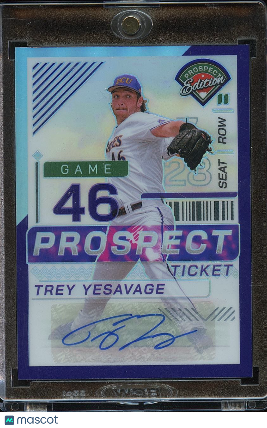 Trey Yesavage 2024 Heroes Prospects Auto Autograph Rookie RC Blue Jays 38/125