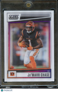 Ja'Marr Chase 2022 Score Lenticular SSP CASE HIT Cincinnati Bengals