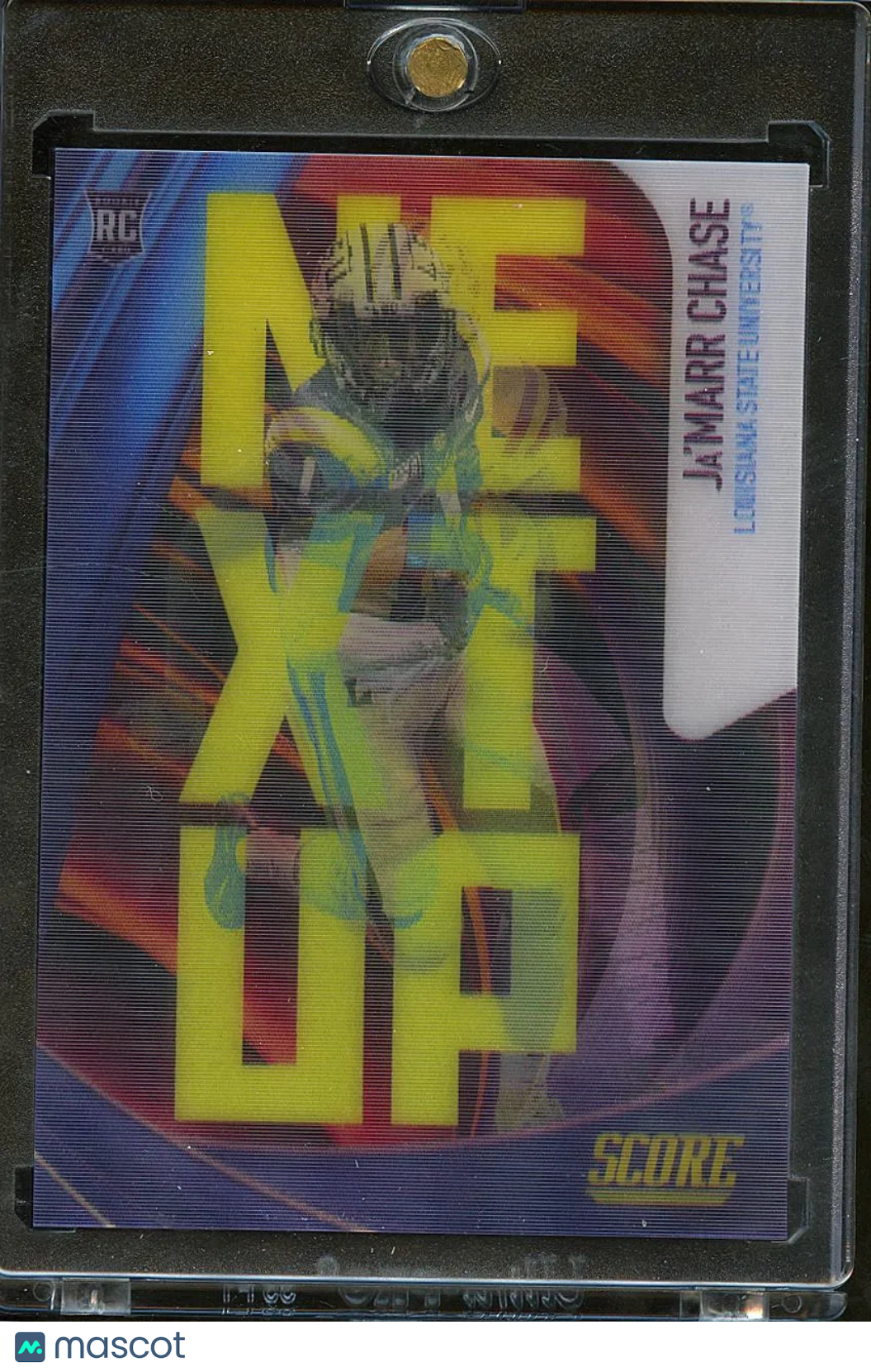 Ja'Marr Chase 2021 Score Next Up Lenticular CASE HIT SSP Rookie RC LSU Tigers