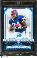 Thurman Thomas 2025 National Treasures Midnight SSP 1/20 Buffalo Bills