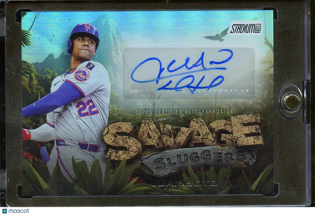 Juan Soto 2025 Stadium Club Savage Sluggers Auto Autograph New York Mets