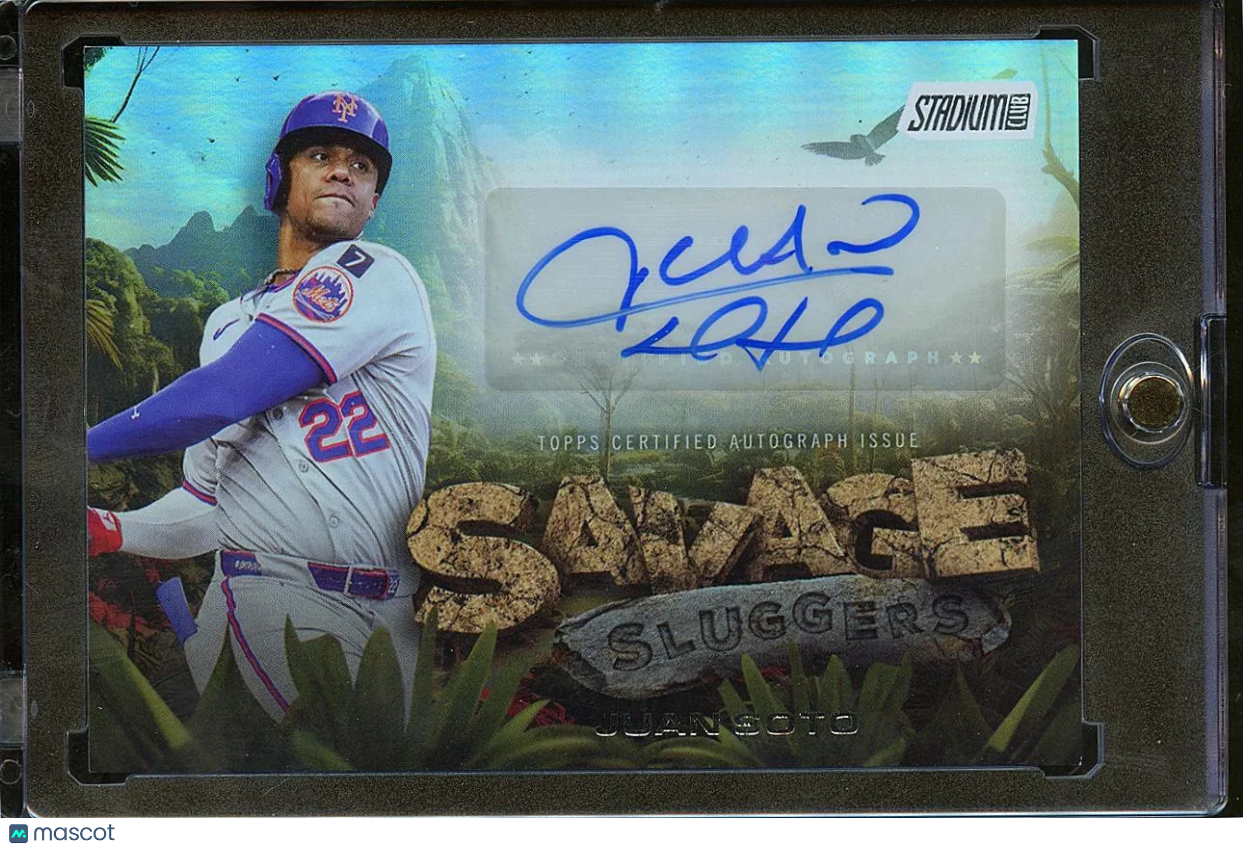 Juan Soto 2025 Stadium Club Savage Sluggers Auto Autograph New York Mets