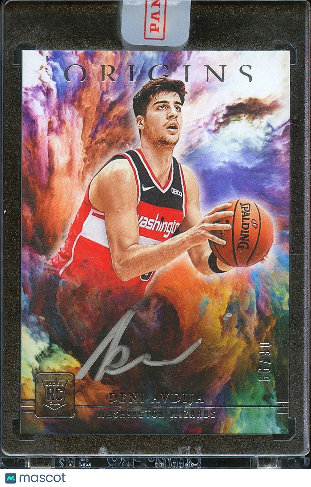 Deni Avdija 2020 Origins Silver Ink Auto Autograph Rookie RC 6/99 Wizards