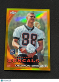 Dezmon Briscoe 2010 Topps Chrome GOLD Refractor Rookie Cincinnati Bengals 24/50
