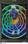 Omarion Hampton 2025 Select Color Wheel Prizm CASE HIT Rookie RC LA Chargers