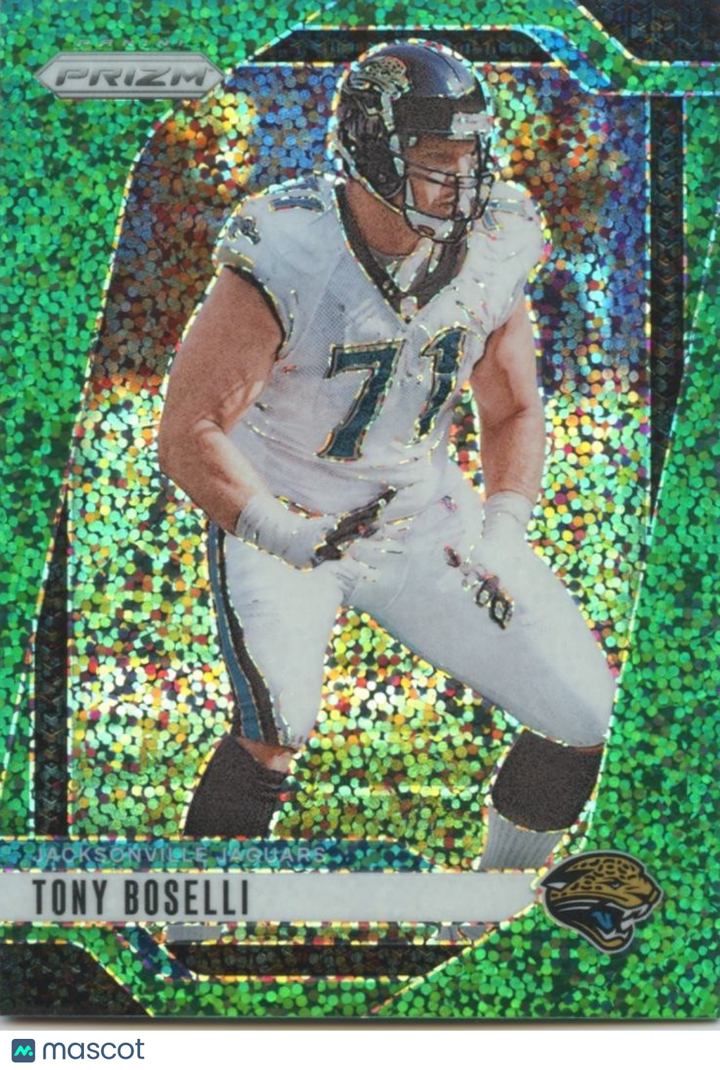 Tony Boselli 2024 Prizm Green Sparkle Prizm SSP Jacksonville Jaguars 2/8