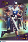 David Lafleur 2000 Quantum Leaf Infinity Purple Dallas Cowboys 7/25 #80