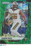 Demario Davis 2024 Prizm Green Sparkle Prizm SSP New Orleans Saints 5/8