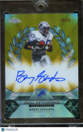 Barry Sanders 2025 Topps Chrome GOLD Auto Autograph 38/50 Detroit Lions